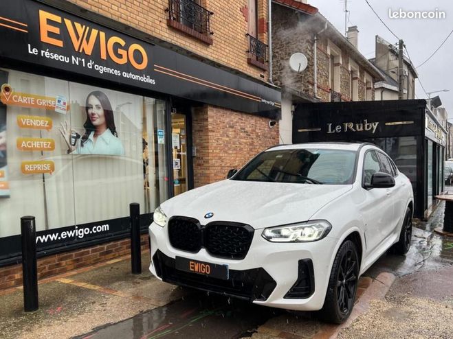 BMW X4 m-sport xdrive 2.0 d 190 ch mhev bva toi Blanc de 2022