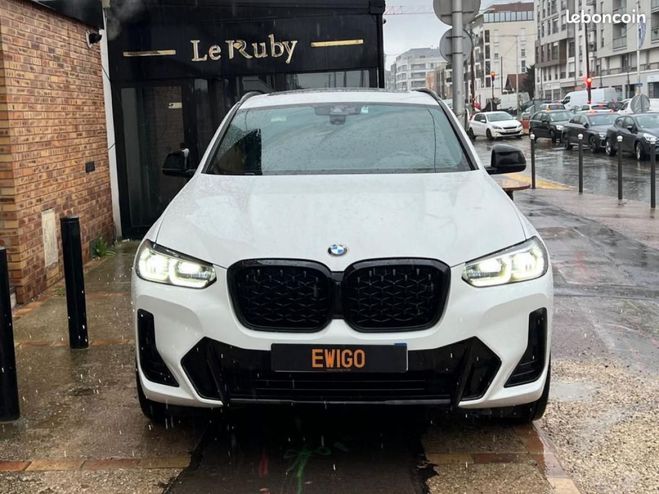 BMW X4 m-sport xdrive 2.0 d 190 ch mhev bva toi Blanc de 2022