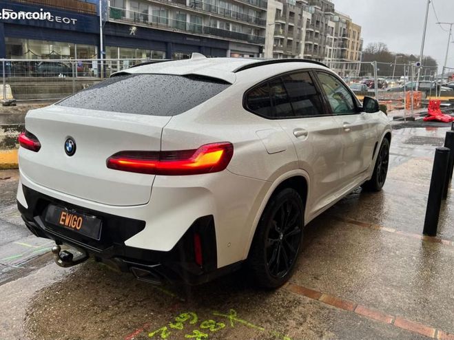 BMW X4 m-sport xdrive 2.0 d 190 ch mhev bva toi Blanc de 2022