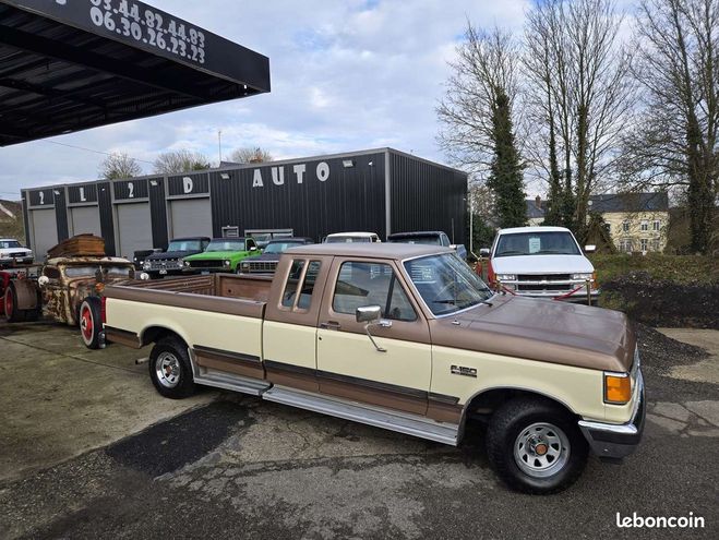 Ford F150 F F-150 5.0 V8 extended cab 5 places Beige de 1990