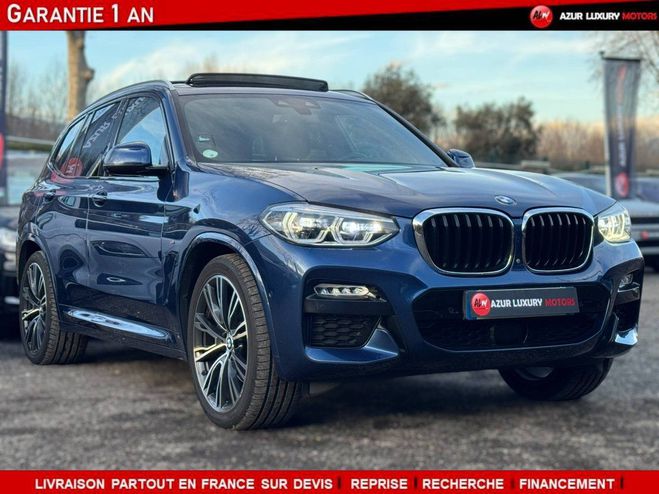 BMW X3 III (G01) xDrive30dA 265ch M Sport BLEU de 2018