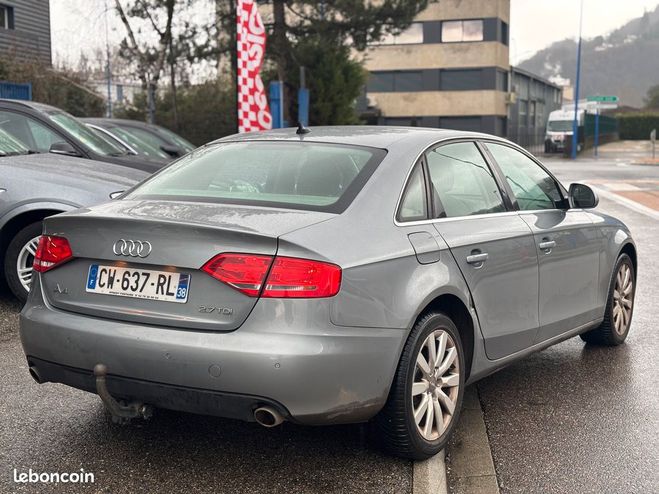 Audi A4 2.7 TDI V6 190 BVA Ambition Luxe Gris de 2008