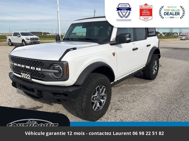 Ford Bronco badlands advanced 4p utilitaire 4x4 tout Blanc de 2022