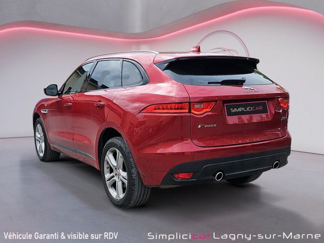 Jaguar F Pace 3.0 D V6 300cv AWD BVA8 R-Sport Rouge de 2018