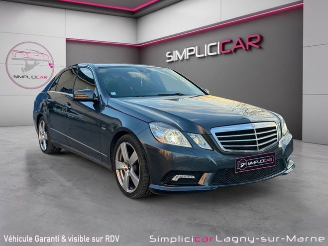 Mercedes Classe E 350 CDI 3.0 CDI V6 231 BlueEfficiency Av Gris de 2010