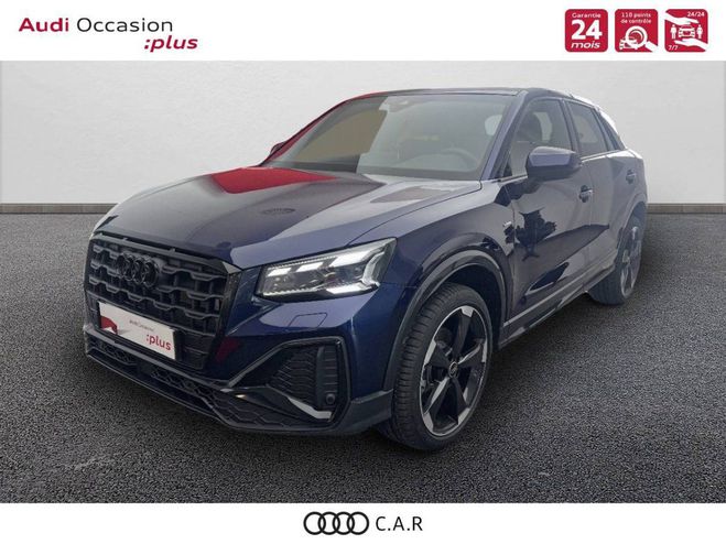 Cliquer pour voir la photo suivante Audi Q2 35 TFSI 150 S tronic 7 S line BLEU NAVARRE METALLISE de 2024