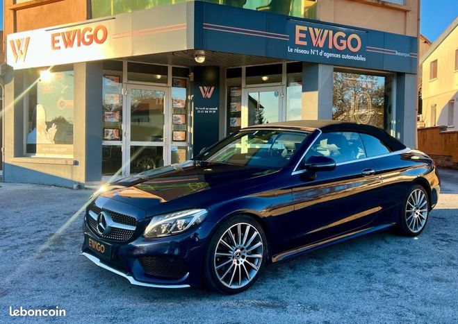 Mercedes Classe C CABRIOLET 2.2 220 D 170 9G-TRONIC BVA Bleu de 2017