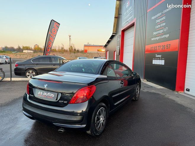 Peugeot 207 CC 1.6HDI. 110 CV cabriolet Clim auto si Noir de 2007