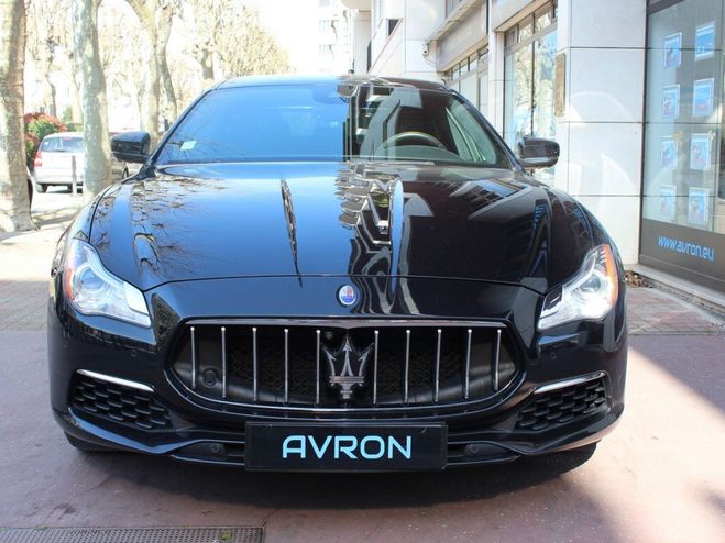 Maserati Quattroporte 275ch 3.0 V6TURBO GRANSPORT Noir Mtallis de 2019