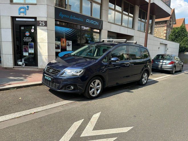 Seat Alhambra 2.0 TDI 150 STYLE 7PL Bleu Fonc Mtallis de 2015