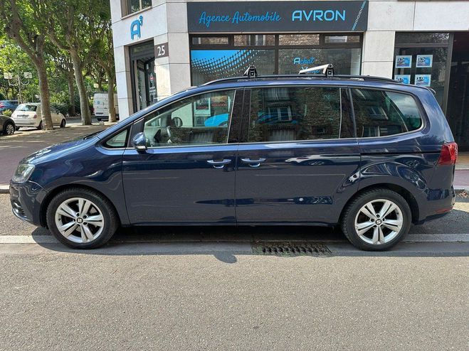 Seat Alhambra 2.0 TDI 150 STYLE 7PL Bleu Fonc Mtallis de 2015