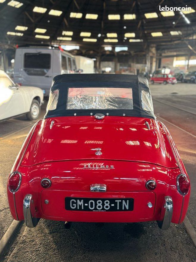 Triumph TR3 Sublime cabriolet Rouge de 1960