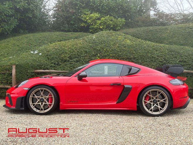 Porsche 718 Cayman GT4 Weissach 2023 Rouge Indien de 2023