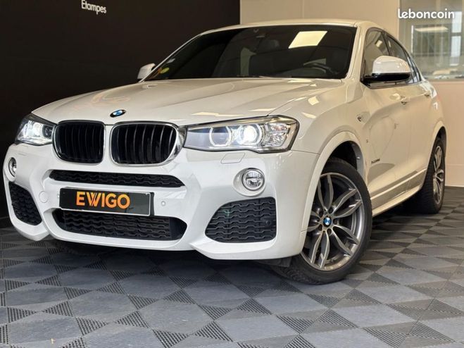 BMW X4 2.0L 190ch M-SPORT XDRIVE BVA8 AFFICHAGE Blanc de 2015