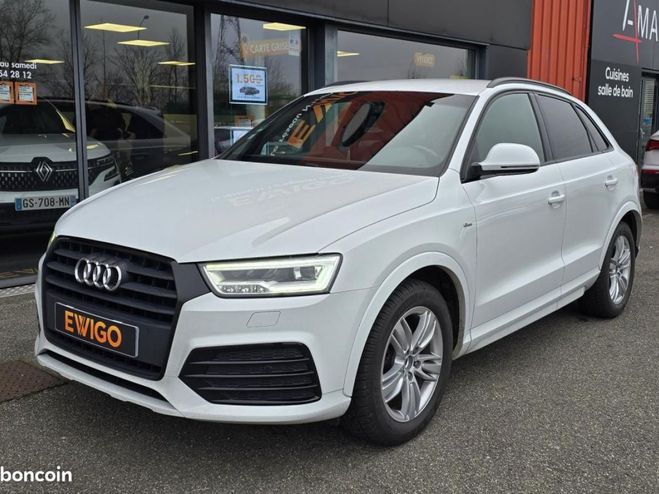 Audi Q3 2.0 TDI 150ch S line SIEGES CHAUFFANT Blanc de 2016