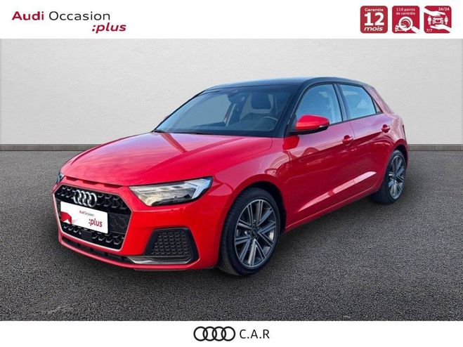 Cliquer pour voir la photo suivante Audi A1 Sportback 30 TFSI 110 ch S tronic 7 Adva Rouge de 2022