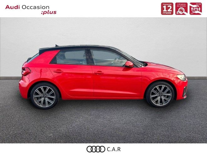 Audi A1 Sportback 30 TFSI 110 ch S tronic 7 Adva Rouge de 2022