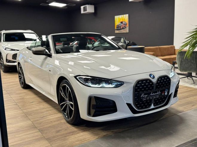 BMW Serie 4 (G23) CABRIOLET M440I XDRIVE 374 BVA8 Blanc Verni de 2022