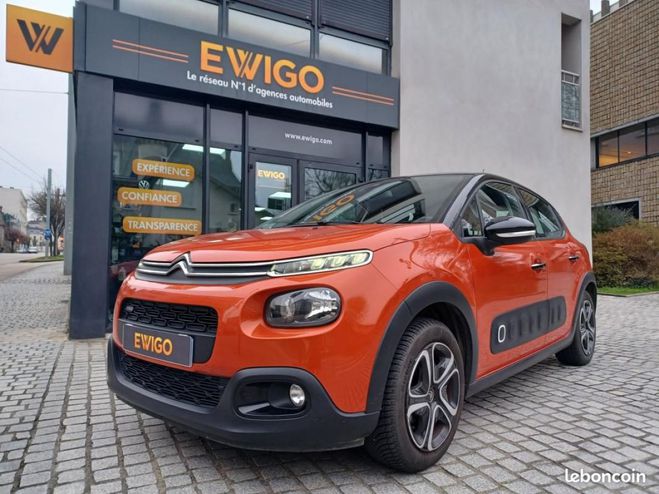 Citroen C3 Citron 1.2 80 CH SHINE DISTRI FAITE Orange de 2017