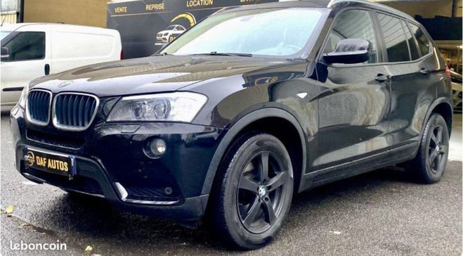 BMW X3 2.0 d 184ch Noir de 2013