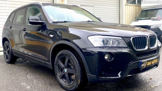 BMW X3 2.0 d 184ch Noir de 2013