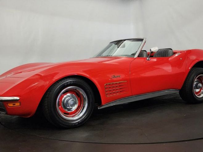 Chevrolet Corvette C3 cabriolet Rouge de 1971