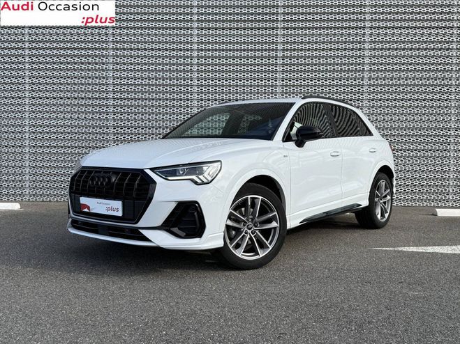Audi Q3 35 TDI 150 ch S tronic 7 S line Blanc de 2024