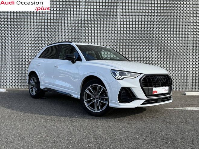 Audi Q3 35 TDI 150 ch S tronic 7 S line Blanc de 2024