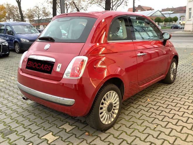 Fiat 500 1.2 Lounge Rouge Laqu de 2009