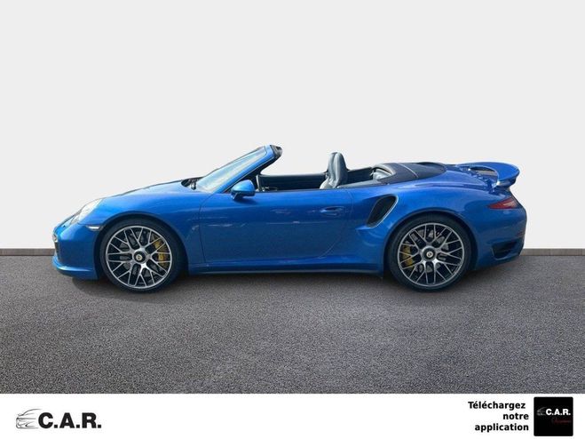 Porsche 911 TURBO CABRIOLET 3.8i S 560 PDK A BLEU FONCE de 2015