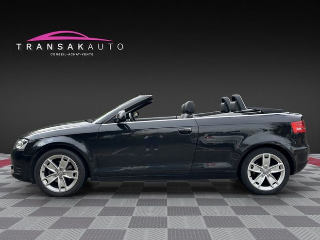 Audi A3 Cabriolet 2.0 TDI 140 DPF Ambition Luxe Noir de 2008