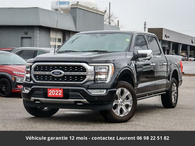 Ford F150 5.0l ethanole platinum crewmax 4x4 tout  Noir de 2022