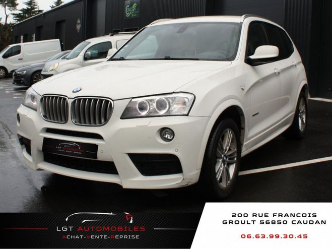 BMW X3 II (F25) xDrive30dA 258ch Sport Design BLANC de 2012