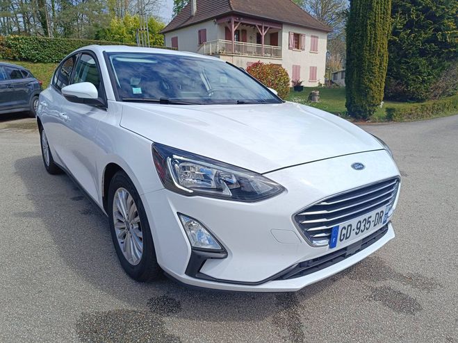 Ford Focus 125 CH ECOBOOST TITANIUM socit BLANC de 2021