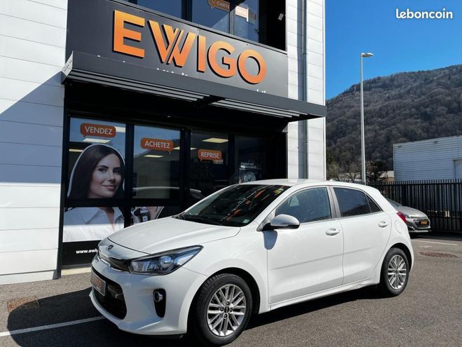 Kia Rio 1.0 T-GDI 120 CH DESIGN DCT 7 1ERE MAIN  Blanc de 2019