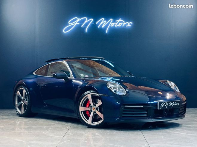 Porsche 911 992 coupe 3.0 450 carrera 4s pdk8 1ere m Bleu de 2019