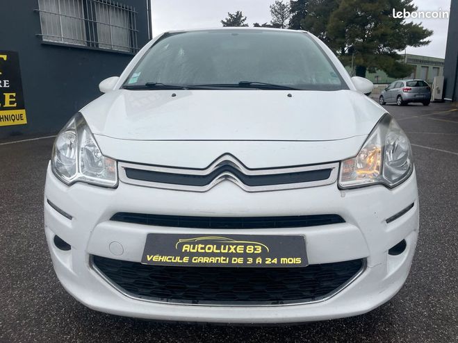 Citroen C3 1.0 vti 70 ch ct ok garantie 1 an Blanc de 2015