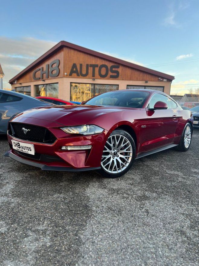 Ford Mustang V8 5.0 GT FASTBACK PHASE 2 450 CH *DISPO Rouge de 2018