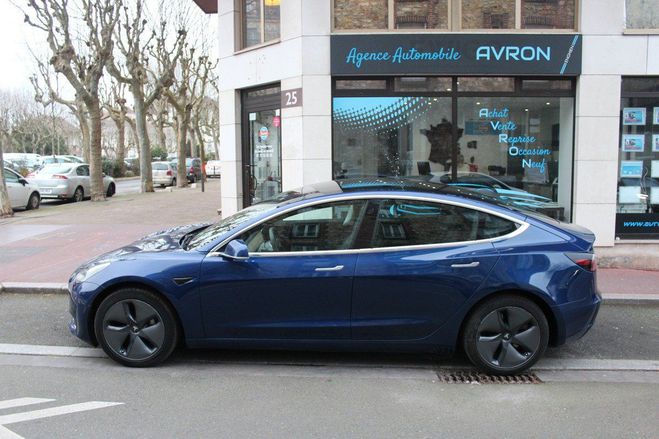 Tesla Model 3 306 AUTONOMIE STANDARD PLUS RWD 50KWH 4C Bleu Mtallis de 2019