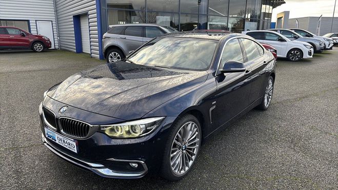 Cliquer pour voir la photo suivante BMW Serie 4 Gran Coupe (F36) 420DA XDRIVE 190CH LUXU Bleu Imperial de 2020