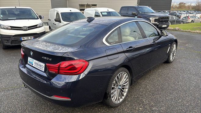 BMW Serie 4 Gran Coupe (F36) 420DA XDRIVE 190CH LUXU Bleu Imperial de 2020