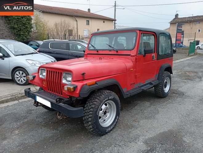 Jeep Wrangler 2.5 I 103 CV Anne 1989 Vhicule de coll Rouge de 1989