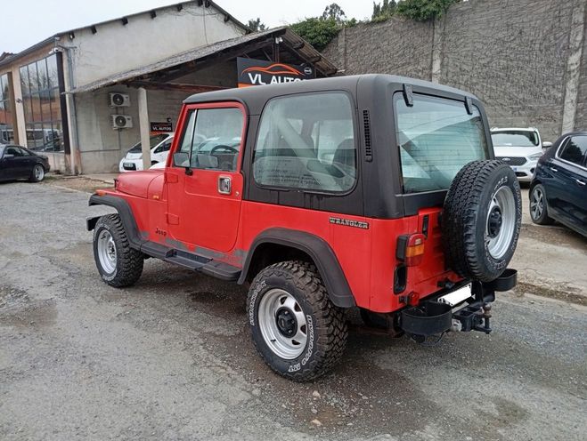 Jeep Wrangler 2.5 I 103 CV Anne 1989 Vhicule de coll Rouge de 1989