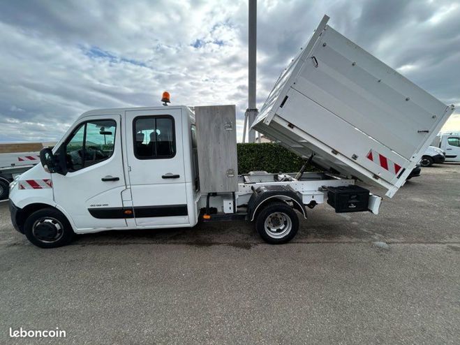 Renault Master 15990 ht double cabine 135cv benne coffr Blanc de 2015