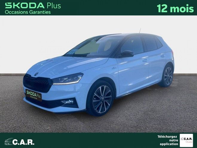 Skoda Fabia 1.0 TSI 110 ch DSG7 Monte-Carlo Blanc de 2022