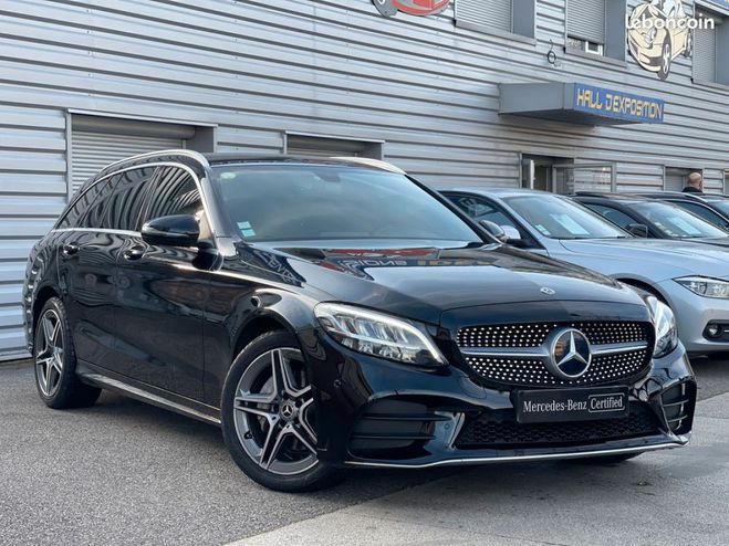 Mercedes Classe C (2) Break 220d 194ch AMG Line 4Matic 9G- Noir de 2018