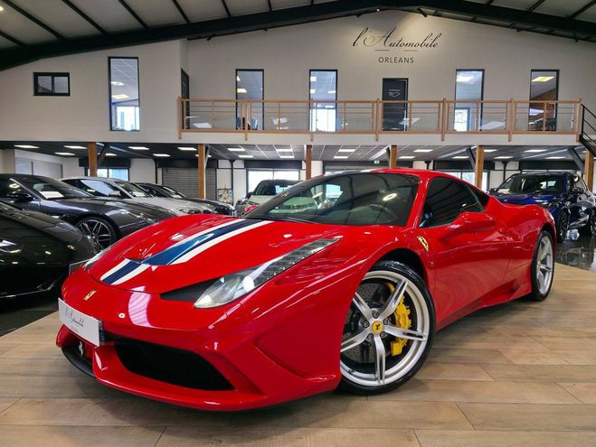 Ferrari 458 SPECIALE 4.5 605 ORIGINE FRANCE // ROSO  Rouge Mtallis de 2015