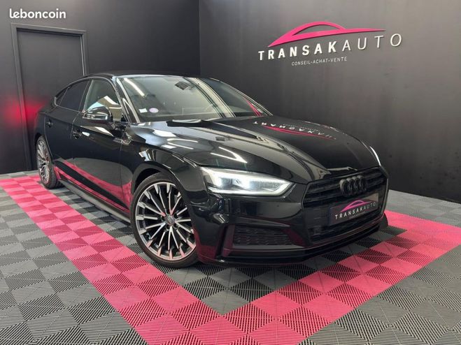 Audi A5 Sportback 2.0L TFSI 190ch S-Line SUIVI Noir de 2019