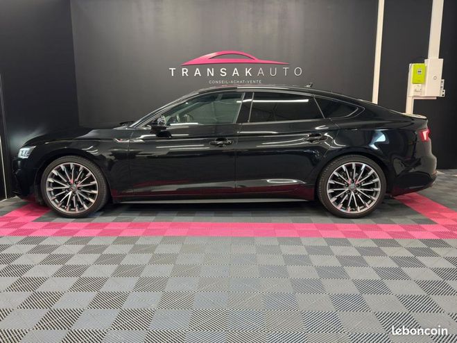 Audi A5 Sportback 2.0L TFSI 190ch S-Line SUIVI Noir de 2019