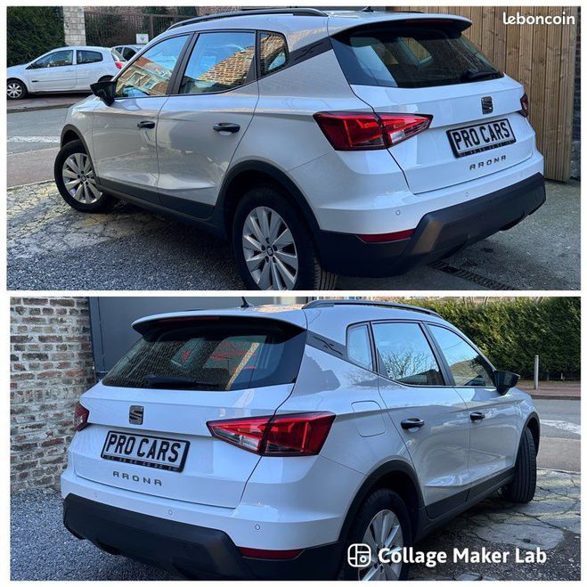 Seat Arona 1,0i 95Ch tat Neuf 28,000KM Blanc de 2019